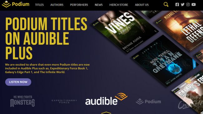 Audiobook Publishers Podium Audio