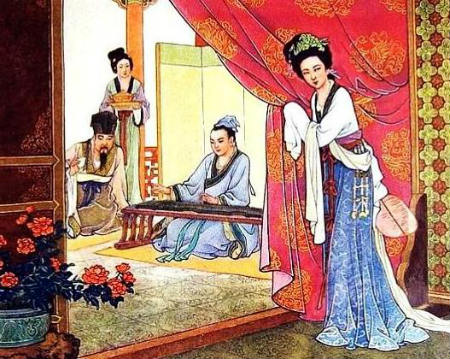 Chinese Love poems Feng Qiu huang sima xiangru