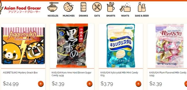 buy japanese snacks online Asian Food Grocer
