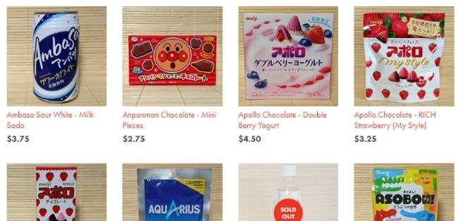 buy japanese snacks online Napa Japan
