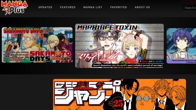 manga sites Manga Plus