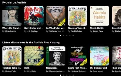best Audiobook App for iPhone Audible