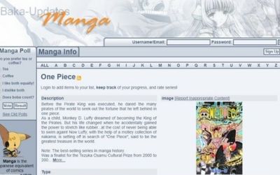 manga site Manga Updates
