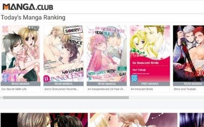 manga websites MANGA CLUB